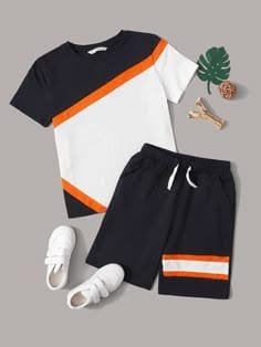 Black-White Athleisure Coord Set